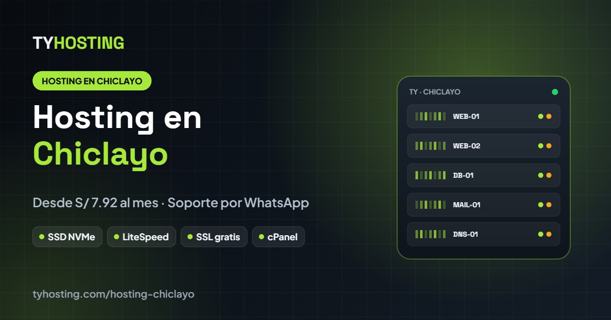 Hosting en Chiclayo - TyHosting