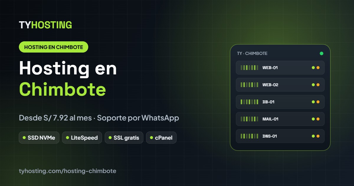 Hosting en Chimbote - TyHosting