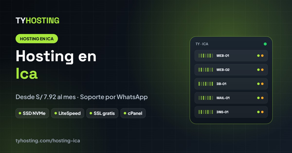 Hosting en Ica - TyHosting