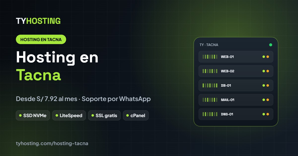 Hosting en Tacna - TyHosting