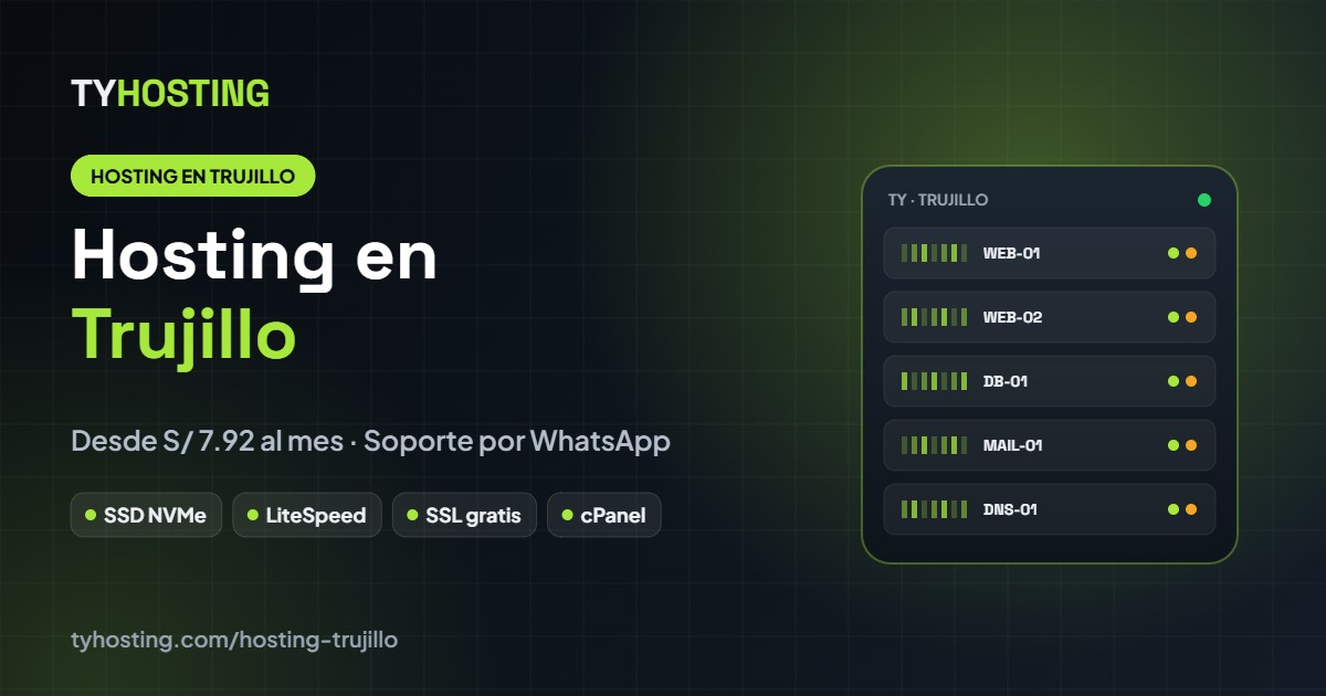 Hosting en Trujillo - TyHosting